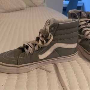 Gray High-Top Vans